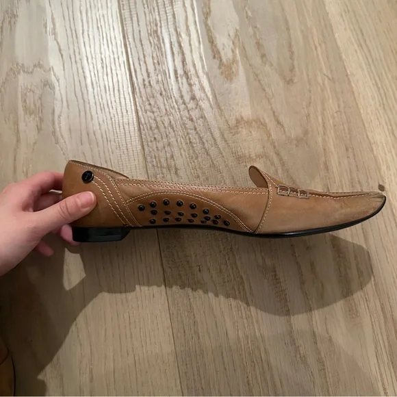 Tod’s tan leather loafers flats EU 38.5 - Picture 5 of 7